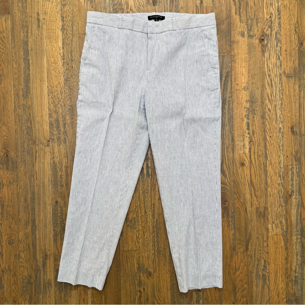 Banana Republic Seersucker Avery Crop Pant